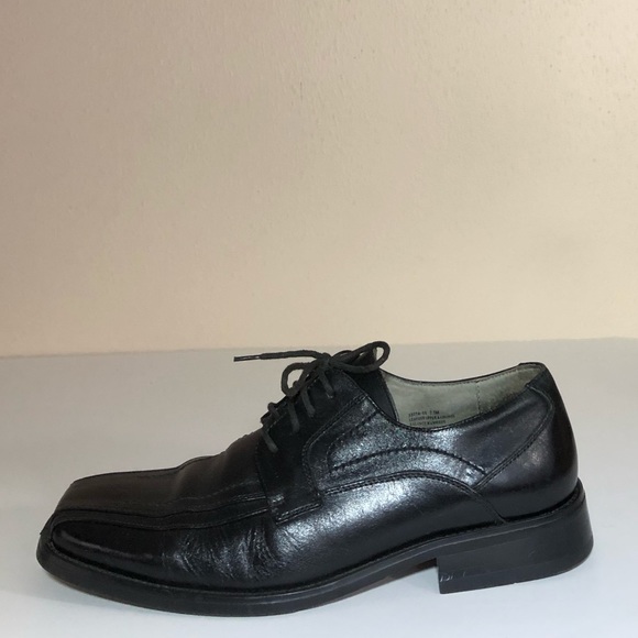 Stacy Adams Lace up Black Leather Shoe - Picture 2 of 6